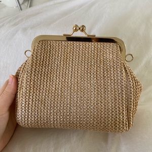 Rattan purse